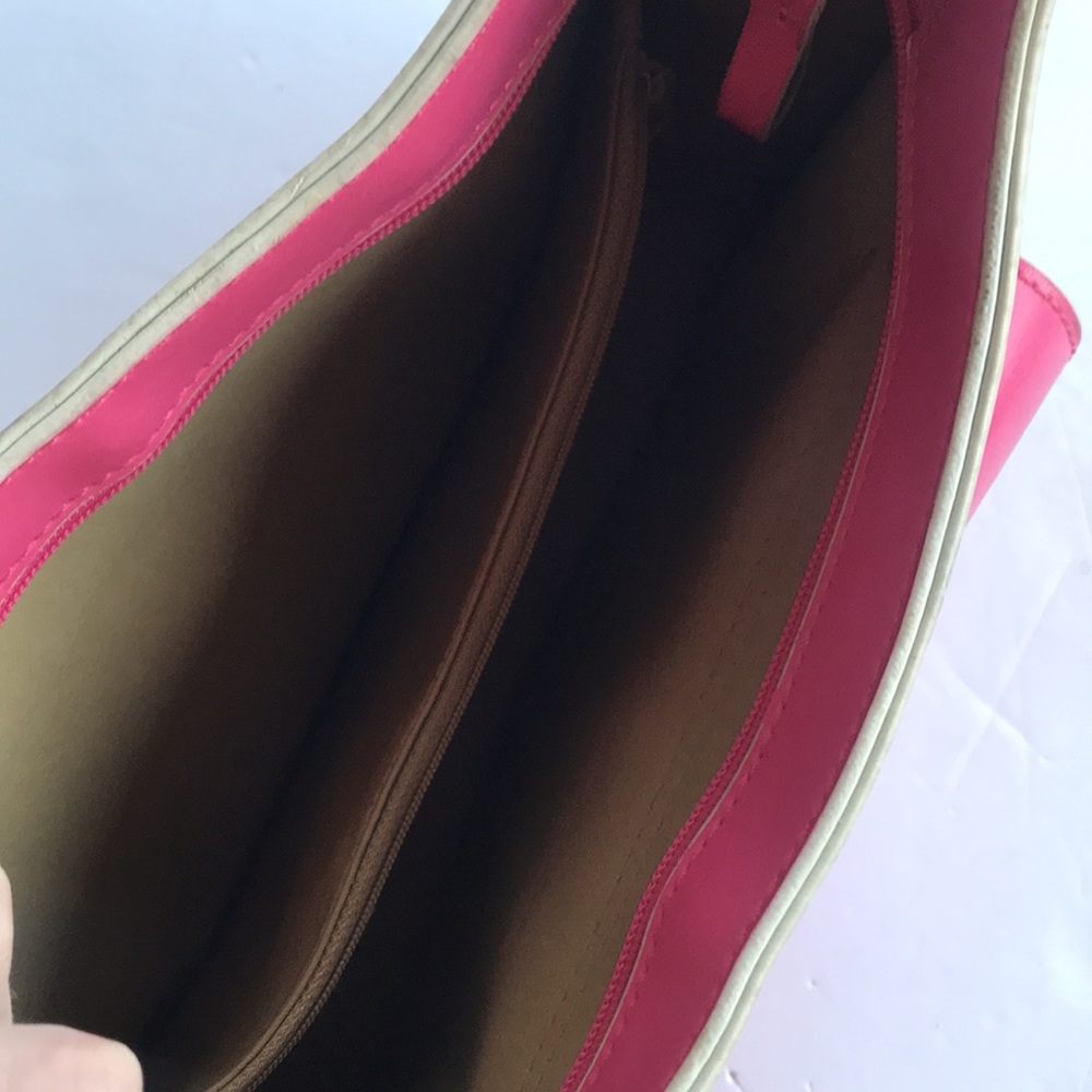Y2K Vintage Barbie Pink Girly Soho Flap Shoulder Bag Preppy Purse Vegan Mob Wife - Picture 15 of 17
